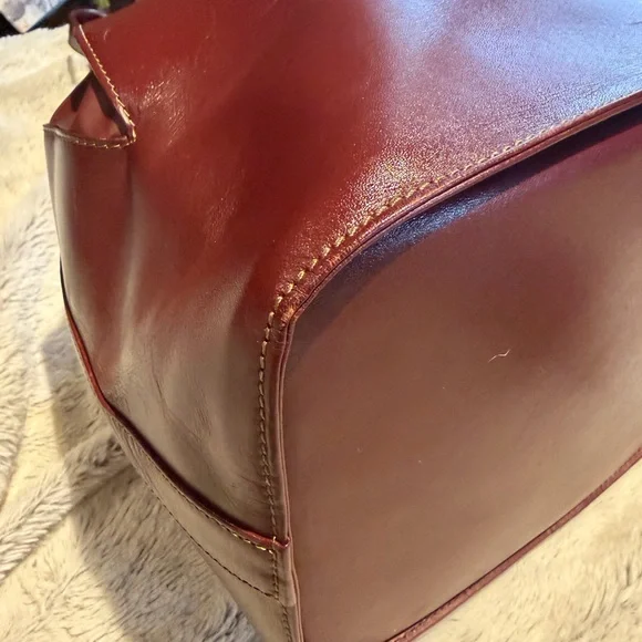 CARTIER  Leather Bucket Bag Set - Picture 6 of 15